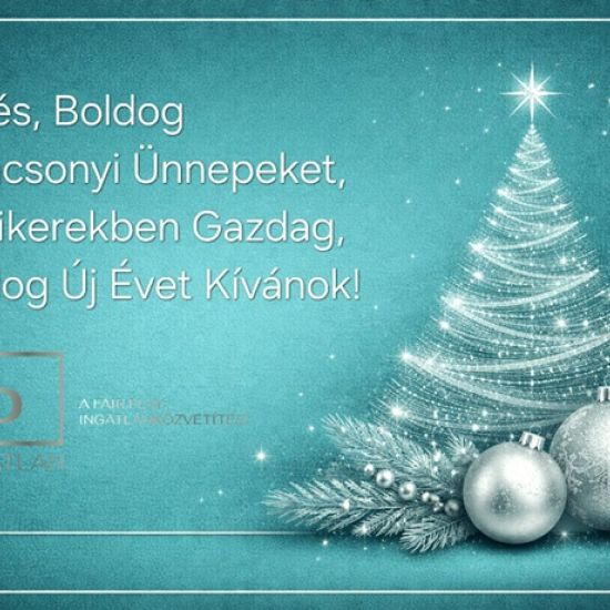 Boldog Karácsonyt kívánunk!